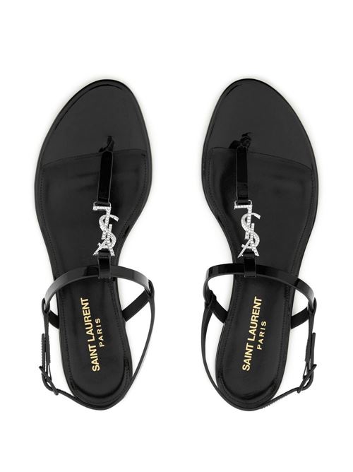 Cassandra leather sandal SAINT LAURENT | 7164111TVNN1000